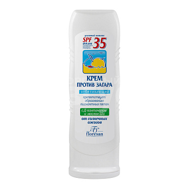 Крем для загара Floresan SPF 35 Отбеливающий, 125 мл