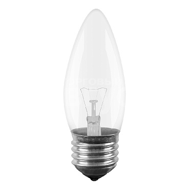 Лампа накаливания 40w E27 свеча