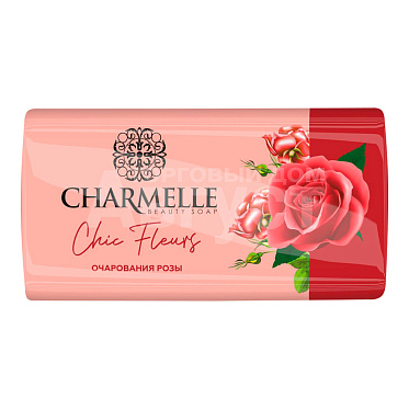 Мыло туалетное Charmelle Chic Fleurs Очарование розы, 140 г