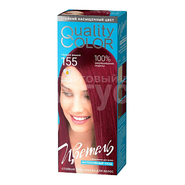 Гель-краска для волос Estel Цветель Vital Quality Color тон 155, темная вишня