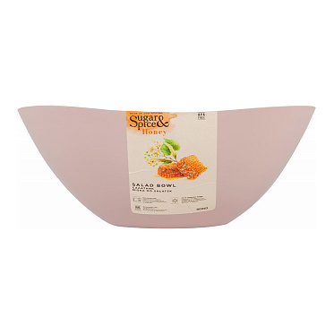 Салатник Sugar&Spice SE111810005 Honey, пластик, латте, 1,3 л, 17,5х17,5х7,7 см