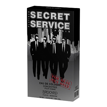 Одеколон Secret Service Platinum, фужерный аромат, 100 мл
