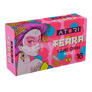 Тампоны гигиенические Атори Теара Mini 2 капли, 16 шт