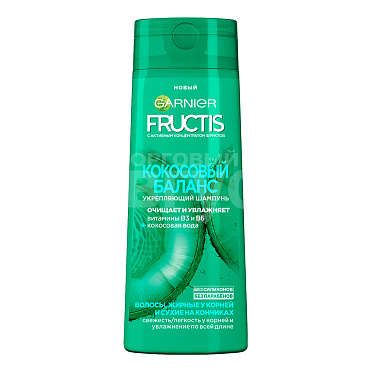 Шампунь Fructis кокосовый баланс, женский, 400 мл