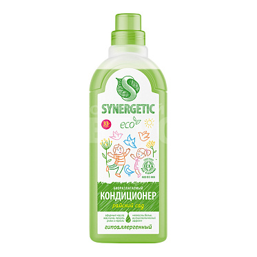 Кондиционер для белья SYNERGETIC Райский сад, 1 л