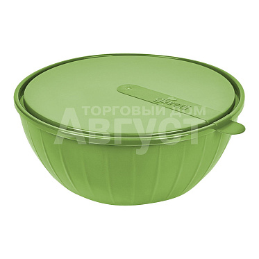 Салатник Sugar&Spice SE186811050 Vanilla, с крышкой, пластик, фисташка, 5 л