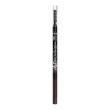 Карандаш для бровей Triumf Art Brow с щеточкой, брюнет, тон 03