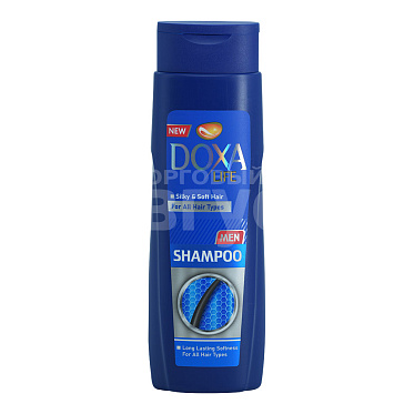 Шампунь DOXA LIFE FOR MEN шелковистые мягкие волосы, синий, мужской, 600 мл