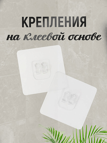 Полка SHV-25 Угловая с крючком 26,5*26,5*9,5 см, металл, черный