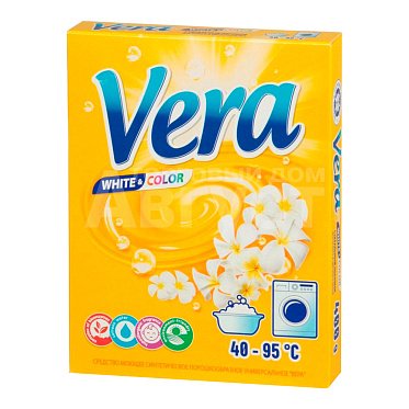 Стиральный порошок Vera универсальный, желтая пачка, 400 г