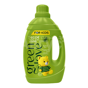 Гель для стирки Green love Эко для детского белья, 1,35 л