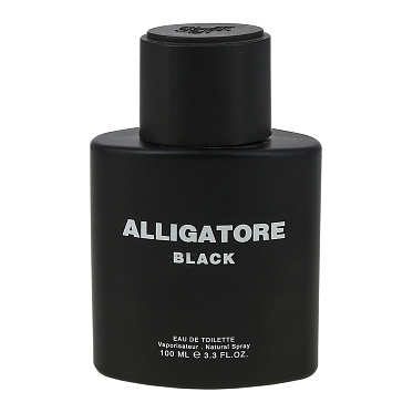 Туалетная вода Alligatore Black древесный аромат, мужская, 100 мл