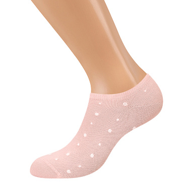 Носки женские Minimi MINI TREND 4203 укороченные в горошек, размер 39-41, Rosa Chiaro