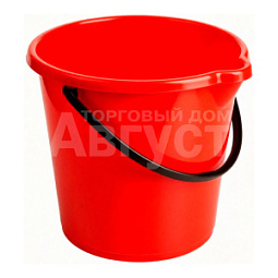Ведро 432780000 без крышки, круглое, красный, 12 л