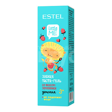 Зубная паста детская Estel Little Me со вкусом земляники, гель, 60 мл