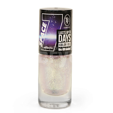 Лак для ногтей Triumf Color Gel Space Звездный дождь, тон 351, 8 мл