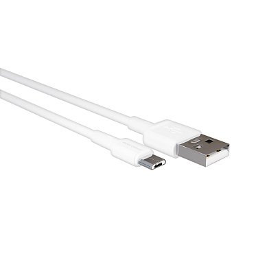 Дата-кабель для зарядки MoreChoice K19m 1м USB для micro USB 2.0А, белый, 1 м