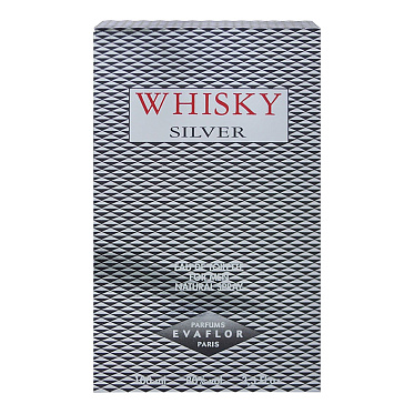 Туалетная вода Whisky Silver древесный аромат, мужская, 100 мл