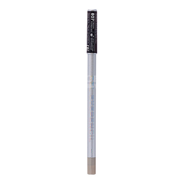 Карандаш для глаз Parisa Gel Eyepencil, гелевый, серебряный, тон 807