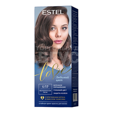 Крем-краска для волос Estel Love N6/17, вулканический песок