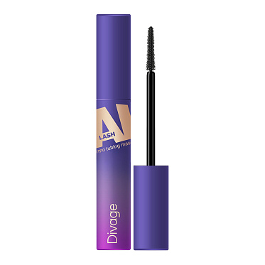 Тушь для ресниц Divage Mascara Ai Lash Термостойкая, черный, тон 01