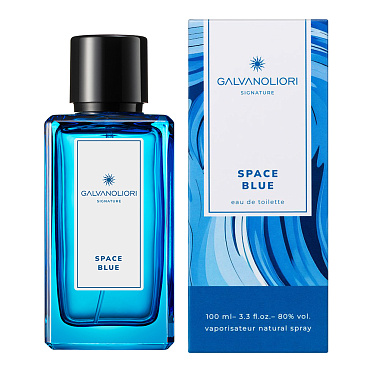 Туалетная вода Galvanoliori Signature Space Blue, стильный аромат, мужская, 100 мл
