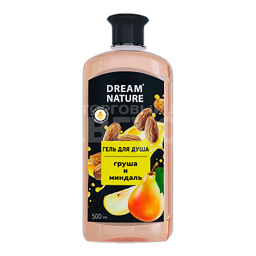 Гель для душа Dream Nature Груша и Миндаль, 500 мл