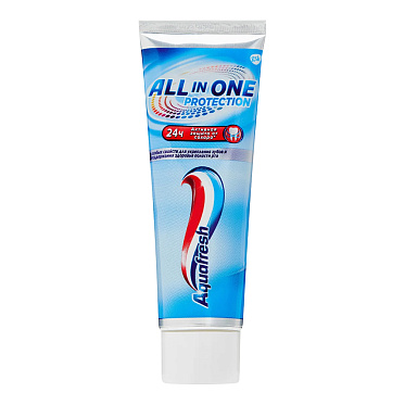 Зубная паста Aquafresh All-in-One Protection с фтором, 75 мл