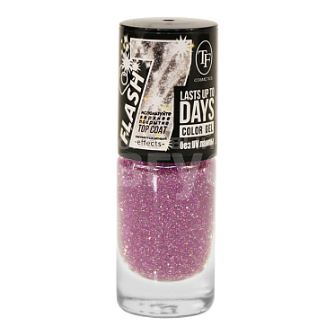 Лак для ногтей Triumf Color Gel Flash Фиалковая вспышка, тон 358, 8 мл