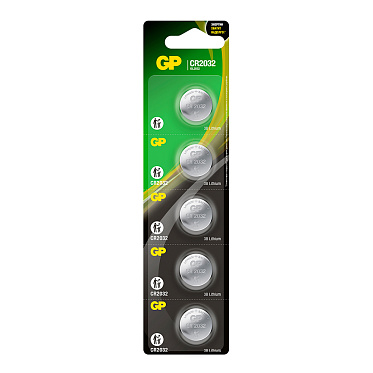 Батарейка Greenini Professional Lithium CR2032, отрывной блистер, 1 шт