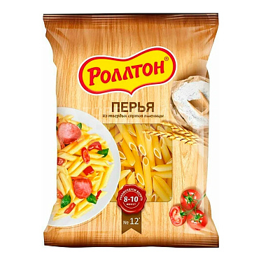 Макароны Роллтон Перья, 400 г