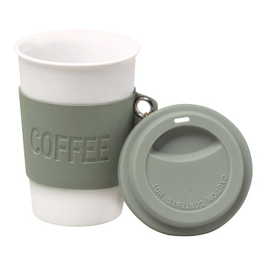 Кружка заварочная KKR-168 Coffee с крышкой, 370 мл
