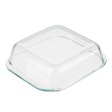 Форма для запекания SATOSHI 825-043 квадратная с ручками, 21,3x18,9x5см, стекло жаропрочное, 1,1 л