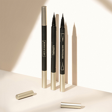 Подводка для глаз Art-Visage Ink Line жидка, коричневая, 3 мл
