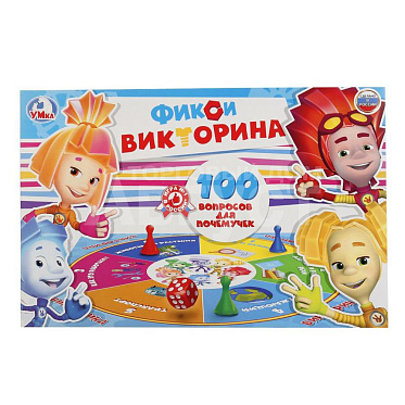 Настольная игра 9403 Викторина, 100 вопросов, Фиксики
