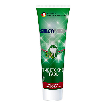 Зубная паста SILCAMED Тибетские травы, 130 г