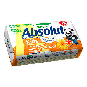 Мыло туалетное Absolut детское с календулой, 90 г