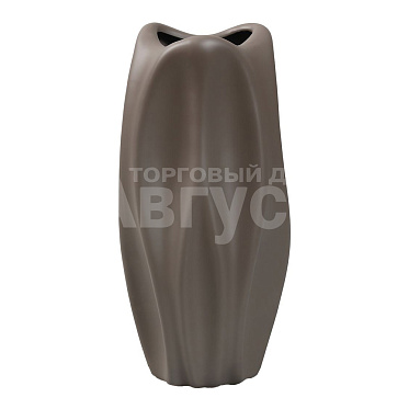 Ваза для цветов KeramStroy K9224C-TC G, серый 29 см, керамика