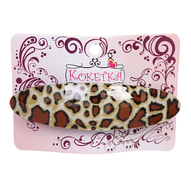 Заколка-автомат для волос 656-053 Lady Collection Сафари, 9 см, микс