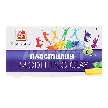 Пластилин Луч 1026966 Классика 120 г, 6 цветов