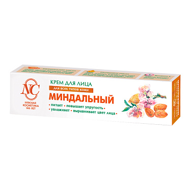 Крем Невская косметика для лица Миндальный, питательный, 40 мл