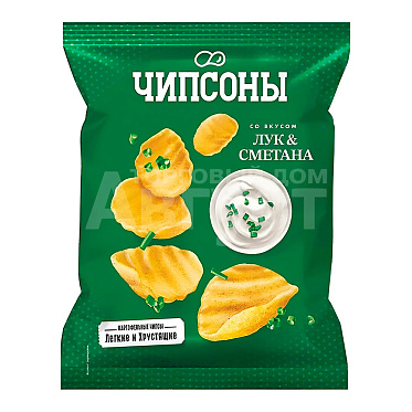 Чипсы Чипсоны Сметана, 40 г