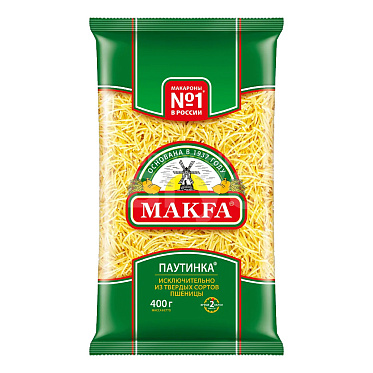 Макароны Makfa Вермишель Паутинка, 400 г