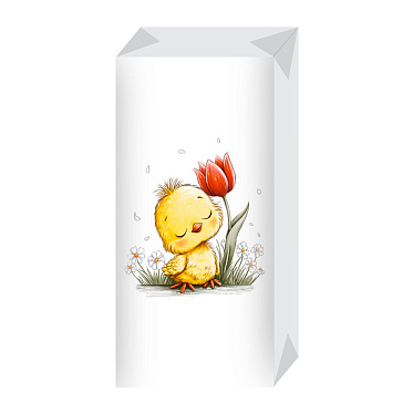 Салфетки бумажные Bouquet de Luxe, 2-х слойные, 33*33 см, Пасхальный набор, 20 листов