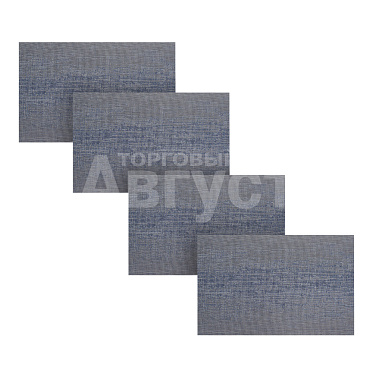 Термосалфетка кухонная 52TSA-4/3 30*45 см, ПВХ, синий, 4 шт