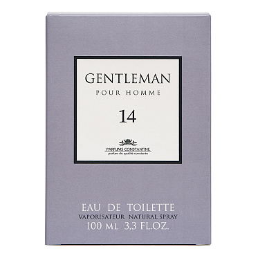 Туалетная вода Gentleman №14 древесный,фужерный аромат, мужская, 100 мл