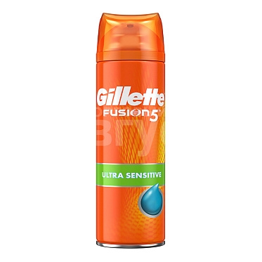Гель для бритья Gillette FUSION Ultra Sensitive для чувствительной кожи, 200 мл