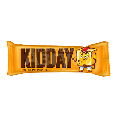 Шоколадный батончик Kidday с карамелью глазированный, 40 г
