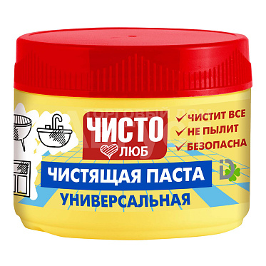 Чистящее средство Чистолюб паста универсальная, паста, 400 г