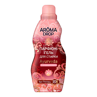 Гель для стирки Aroma Drop SPA TERAPY 2в1 с кондиционером Ayurveda, 1 л